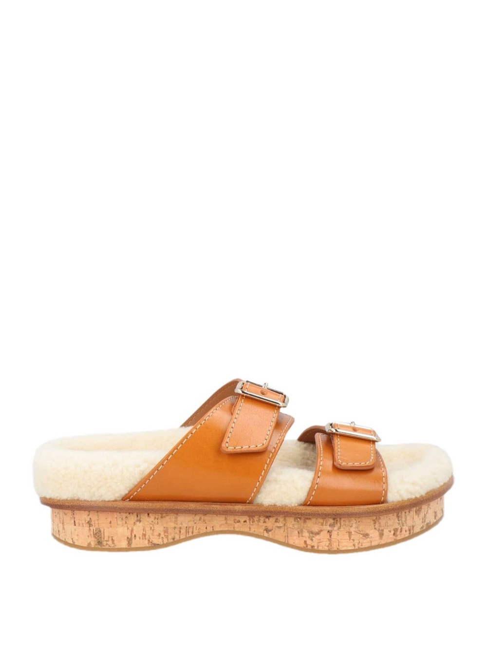 NIB Size 12 Chloe Shearling Marah Sandals